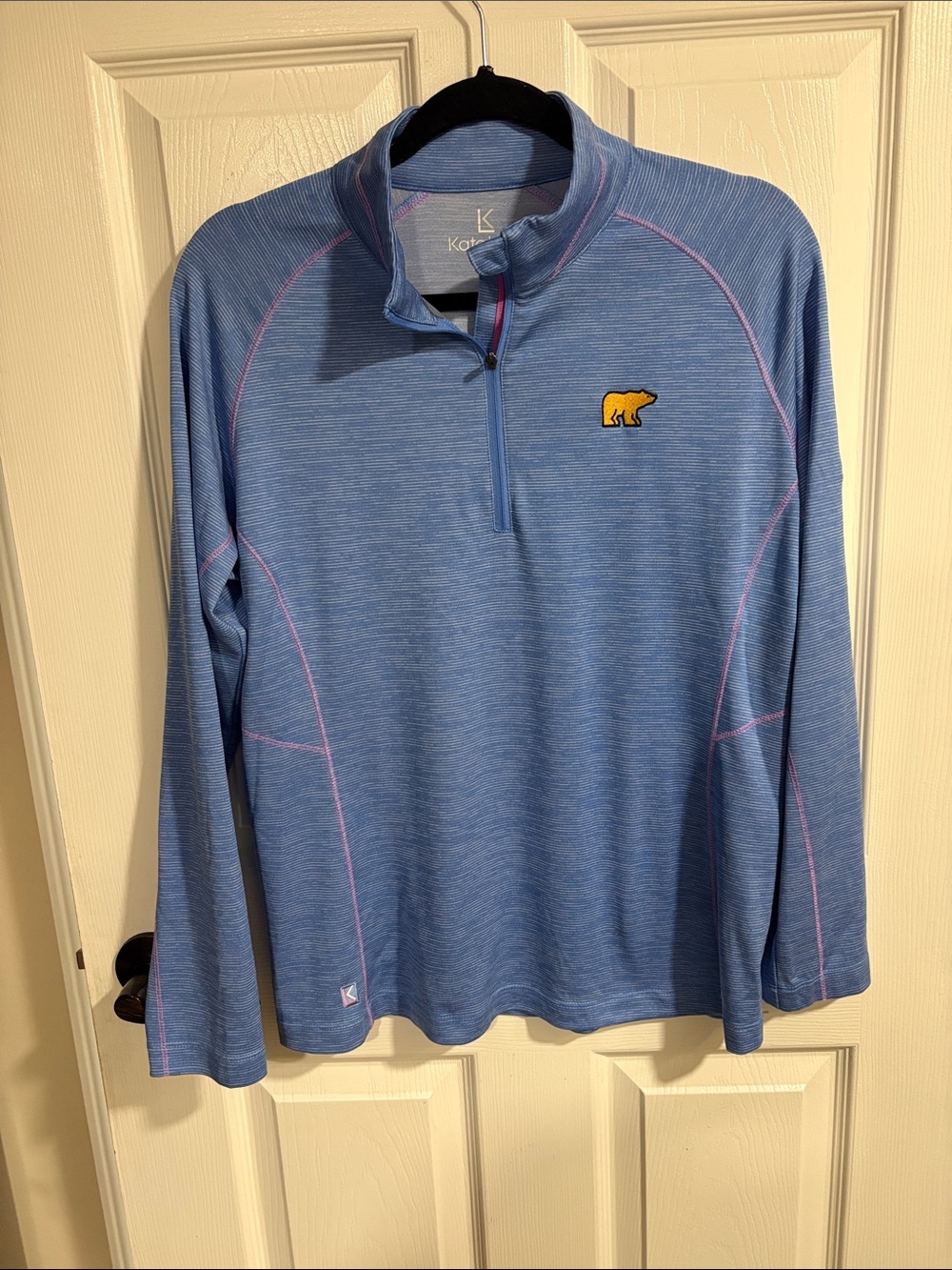 Kate LordWomen's Light Blue Quarter-Zip Pullover